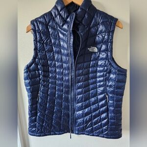 The North Face Women's Blue Quilted Vest